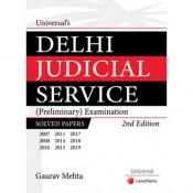 Universal's Delhi Judicial Service (Preliminary) Examination Solved Papers by Gaurav Mehta [Edn. 2020] | LexisNexis